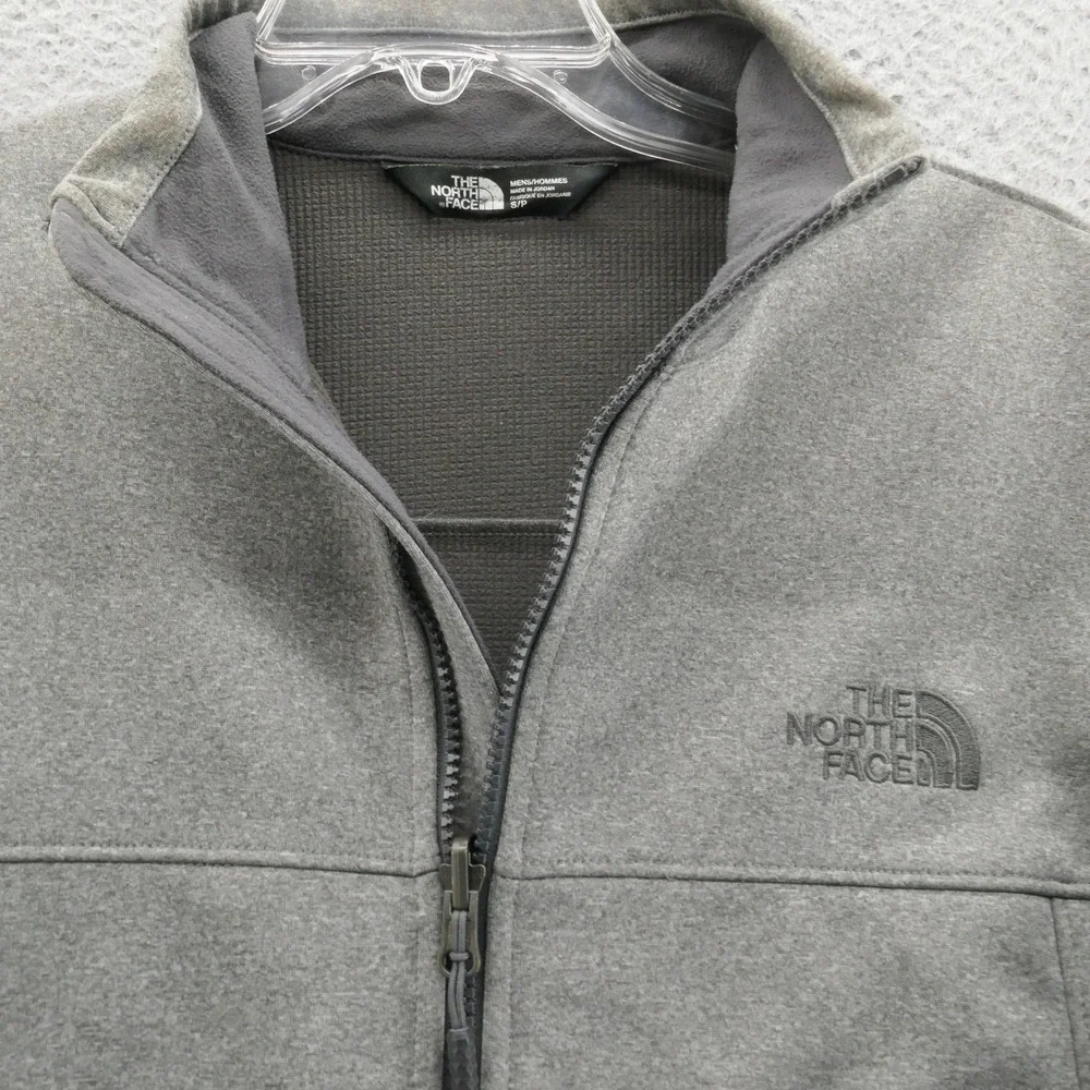The North Face Mens Windwall Jacket‎ Small Gray Zip Pockets Hiking Active